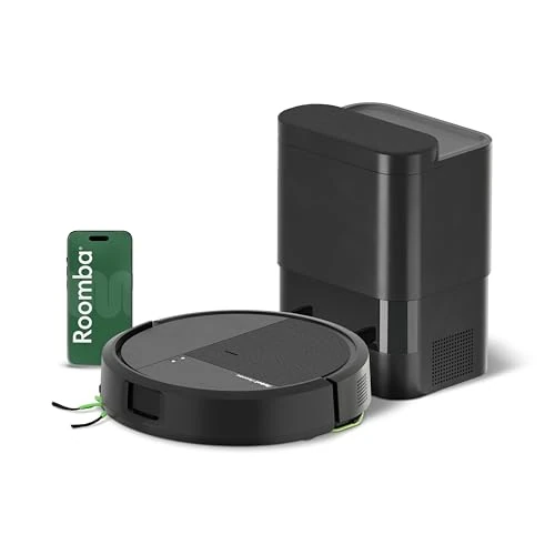 Oferta limitada: iRobot Roomba 115 Combo con Base AutoEmpty, Robot 2en1, Potencia de succión 15000 Pascales, Cepillo Lateral Flexible, Mopa de fregado extendida, 90 días autonomía, Navegación Clearview LiDAR, Negro de 189.00 € a 189.00 € (ahorro 0.00%)