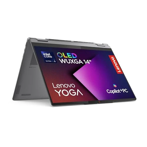 Offerta a tempo: Lenovo Yoga 7 (2 in 1) Notebook Copilot+ PC Convertibile Touch 14” OLED WUXGA (1920x1200), Intel Core Ultra 5 226V, RAM 16 GB, 512 GB SSD, 60 Hz, Windows 11 Home, WiFi 7 - Luna Grey - 14% da 999.00 € a 859.00 €