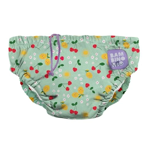 Bambino Mio, Reusable Swim Nappy Pant for Baby and Toddler - Juicy Fruit (Age 6-12 Months), Boys and Girls
