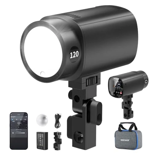 Offerta a tempo: NEEWER Q120 120Ws 2.4G TTL Esterni Strobe Flash, Compatibile con Godox - 17% da 239.49 € a 199.02 €