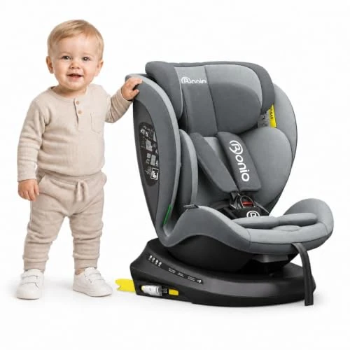 Offerta a tempo: Bonio I-Size 360 Girevole Seggiolino Auto con ISOFIX, 40-150cm - 19% da 149.99 € a 120.78 €