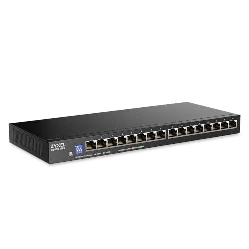 Offerta a tempo: ZYXEL Switch Ethernet 16 Porte | Unmanaged | Gigabit | GS1100-16ES - 0.00% da 46.64 € a 46.64 €