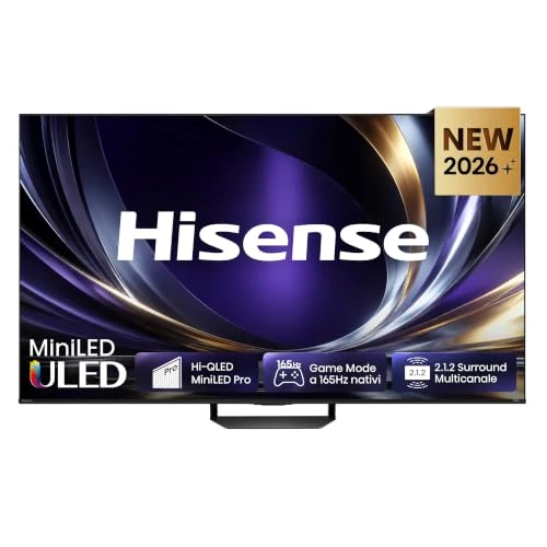 Offerta a tempo: Hisense Smart TV MiniLED 165Hz 55" 4K 55U79S PRO - 10% da 619.00 € a 555.00 €