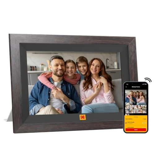 Oferta limitowana: KODAK Cyfrowa ramka na zdjęcia WiFi 10,1 cala – 1280 x 800 HD IPS ramka na zdjęcia elektroniczna, pamięć 32 GB, automatyczne obracanie (czarna, 25 cm) z 436.46 zł na 436.46 zł (oszczędź 0.00%)