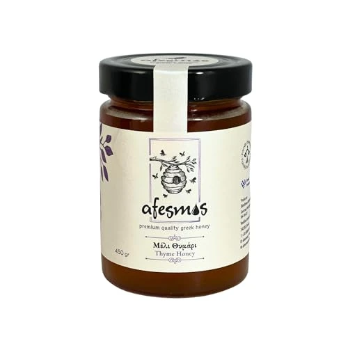 Oferta limitada: Afesmos Miel de Tomillo Griego 450 g – Miel Mediterránea Aromática, Notas Intensas y Carácter Herbal de 17.04 € a 17.04 € (ahorro 0.00%)