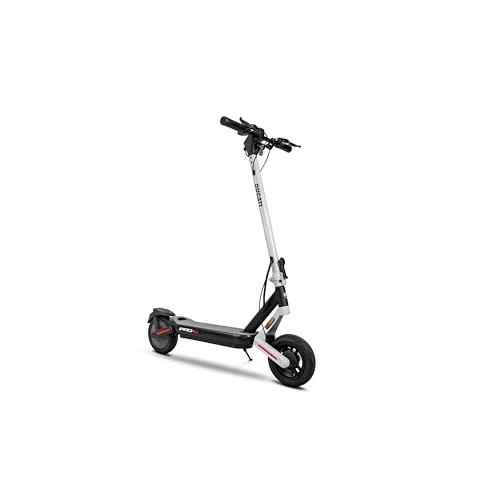 Offerta a tempo: Ducati PRO-III, Monopattino elettrico per adulti, doppia sospensione, motore 500w, display a colori, bianco - 13% da 529.00 € a 459.80 €