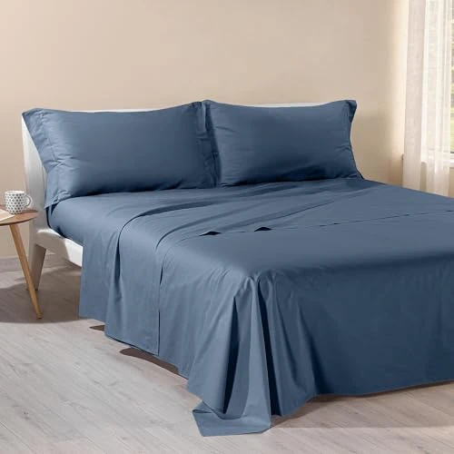 Offerta a tempo: Caleffi - Lenzuola Matrimoniali Cotone 180x200 - Completo Lenzuola Matrimoniali Cotone con Angoli - Morbido, Traspirante e Ipoallergenico - Colore Vivo - Certificato Oeko Tex - 15% da 79.99 € a 67.99 €