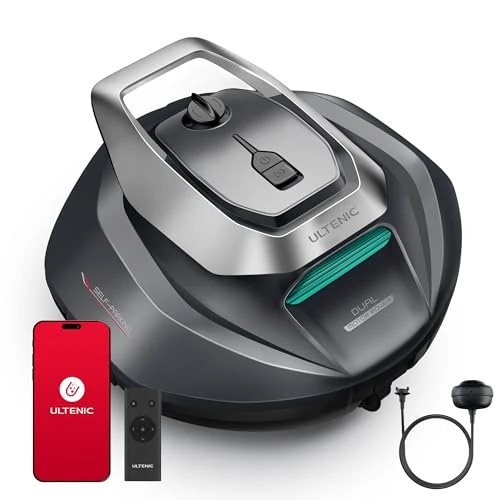 Offerta a tempo: Ultenic Pooleco P10S Robot Piscina Senza Fili, 3 Motori, Controllo Remoto e App, Autonomia 90 min, Parcheggio Automatico per Piscine Fuori Terra e Interrate - 0.00% da 259.99 € a 259.99 €