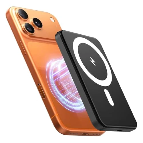 Offerta a tempo: Power Bank Magnetico 10000mAh, Wireless Caricatore 20W Ricarica Rapida Powerbank, Caricabatterie Portatile per Magsafe, Battery Pack Wireless Batteria Esterna per iPhone 17 16 15 14 13 Pro Max Series - 0.00% da 21.99 € a 21.99 €