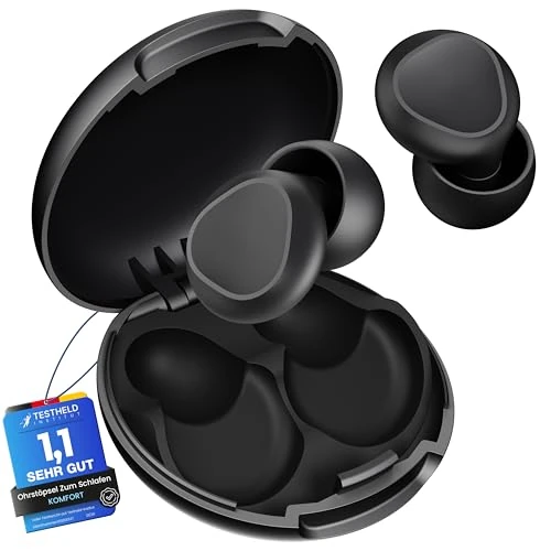 Sokzixx Tappi Orecchie Dormire - Isolamento acustico da laboratorio da 35 dB | Tecnologia SkinFit™ | Dormi come un bambino | Per viaggi e concerti | Vestibilità in 4 taglie (XS/S/M/L)