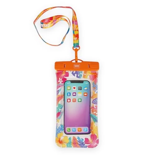 Offerta a tempo: Legami - Custodia Impermeabile Cellulare, Galleggiante per Smartphone, Waterproof Pouch, Chiusura Ermetica, Touch Screen, Cover Subacquea Schermo Max 6,5", 11.5 x 2.2 x 1.5 cm - 0.00% da 9.95 € a 9.95 €