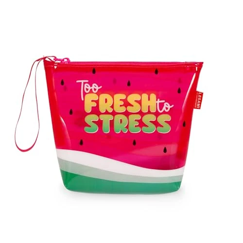 Tijdelijke aanbieding: Legami Transparante strandtas, watermeloen, TPU, waterdicht, met ritssluiting, 20 x 16 cm van 17.95 € naar 17.95 € (0.00% korting)