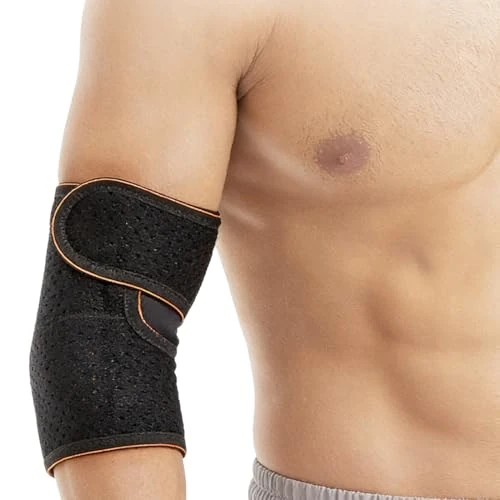 Zeitlich begrenztes Angebot: LUDHEP Verstellbare Ellenbogenbandage für Sport, atmungsaktiv, Loch-Design, stabilisierend, für Tennis, Fitnessstudio und Erholung, 1 Stück von 4.99 € auf 4.99 € (0.00% Rabatt)