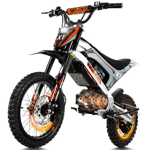 Oferta limitada: KuKirin X1 Bici Eléctrica 12" & 14", Motor Potente y Batería 48V 20.8Ah, Autonomía 40KM, Bicicleta Electrica Montaña con Frenos Hidráulicos y Freno Electrónico, Pantalla LED a Color & Doble Suspensión de 1399.00 € a 1399.00 € (ahorro 0.00