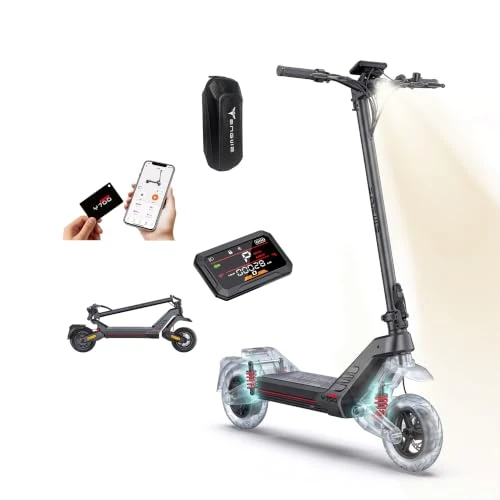 Oferta limitada: ENGWE Y700 1200W Patinete Eléctrico, Equipado con Bluetooth y Control Mediante Aplicación, Desbloqueo NFC, Batería de 48V y 18.2Ah con una Autonomía de hasta 81KM, Doble Suspensión y Doble Fre y LCD de 599.00 € a 499.00 € (ahorro 17%)