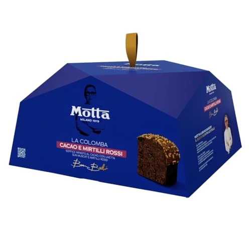 Offerta a tempo: Colomba Pasquale 750g al Cacao con Mirtilli Rossi e Copertura al Cioccolato Dolce Artigianale Edizione 2026 Idea Regalo Pasqua Soffice e Ricca di Gusto - 0.00% da 26.99 € a 26.99 €