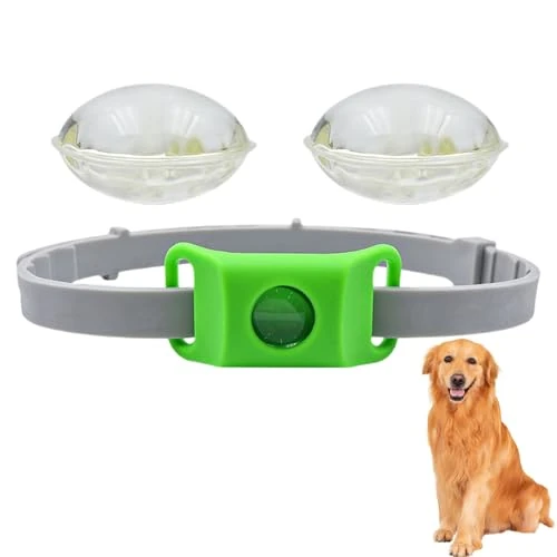 BauPaw Collier antiparasitaire, pendentif antiparasitaire pour chiens naturels, ingrédients 100 % naturels, taille unique pour tous (1 pièces)