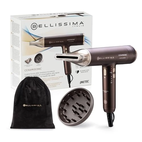 Offerta a tempo: Bellissima Imetec Ceramisonic 21014 – Phon digitale ionico - 10% da 99.99 € a 89.99 €