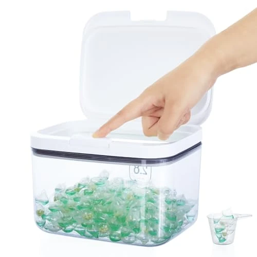 Oferta limitada: VINATO 2,8 L Contenedor Detergente con Tapa para Cápsulas & Polvo de 22.92 € a 22.92 € (ahorro 0.0%)