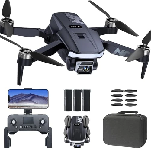 Offerta a tempo: Drone GPS con Fotocamera 4K HD, 90 min Volo (3 Batterie), 1000m Lunga Portata, Ritorno Auto, Auto Follow, Motore Brushless, 5G FPV – Quadricottero per Principianti NAFYRE N11 PRO - 20% da 129.99 € a 104.49 €