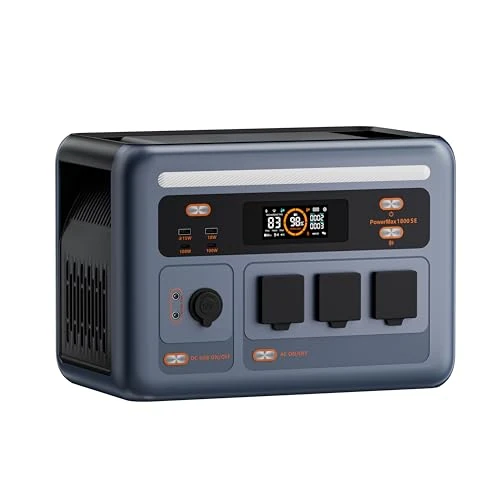 Offerta a tempo: OSCAL Centrale Elettrica Portatile PowerMax 1800SE, LFP Batteria da 1024Wh, 3 Uscite CA 1800W (3600W Picco), Ideale per Campeggio, Viaggi, Interruzioni di Corrente - 0.00% da 459.00 € a 459.00 €
