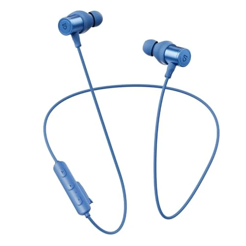 Oferta limitowana: SOUNDPEATS Q40 HD Bezprzewodowe Słuchawki Douszne z Szyjną Opaską, Hi-Res Audio z LDAC, 20H Odtwarzania, IP67 Wodoodporne, Magnetyczne Słuchawki do Sportu, Pracy i Podróży AI Redukcja Szumów Niebieski z 139.99 zł na 139.99 zł (oszczędź 