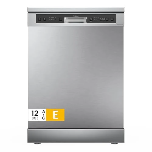 Offerta a tempo: Midea Lavastoviglie Libera Installazione 12 Coperti 6 Programmi 60 cm Inox - 19% da 349.90 € a 284.99 €