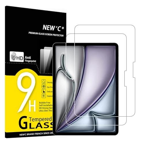 Offerta a tempo: NEW'C 2 Pezzi, Pellicola Prottetiva per iPad Air M4 11 pollici, Vetro Temperato, Durezza 9H, 0,33mm Ultra Trasparente, Ultra Resistente - 0.00% da 9.89 € a 9.89 €