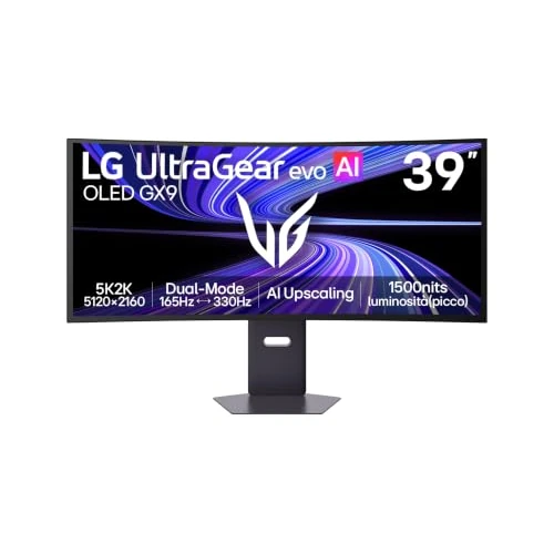 Offerta a tempo: LG UltraGear evo AI 39GX950B 2026, Monitor Gaming OLED 39" 5K2K 21:9 Curvo - 17% da 1799.99 € a 1499.99 €