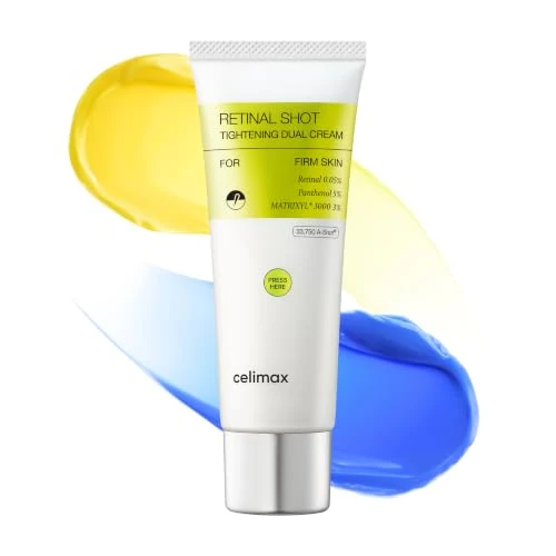 Offerta a tempo: celimax The Vita-A Retinal Shot Tightening Dual Cream | 3% Matrixyl, 5% Pantenolo, Crema Anti-Età, Riduce Rughe e Linee Sottili, Pelle Più Soda e Levigata, 50 ml - 13% da 32.00 € a 28.00 €