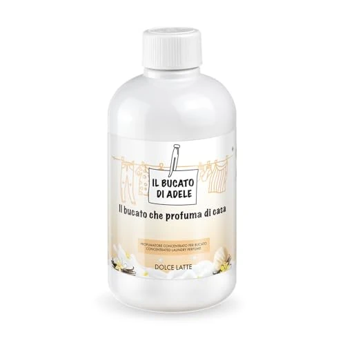 Offerta a tempo: IL BUCATO DI ADELE il bucato che profuma di casa | Profumatore Bucato Lavatrice, Fragranza Dolce Latte, Formato 500 ml - 20% da 24.90 € a 19.90 €