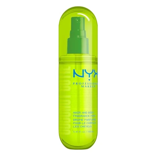 Offerta a tempo: NYX Professional Makeup Fat Oil Body Mist Spray Corpo e Capelli, Fragranza Dolce, Effetto Delicato, Note di Cocco e Pesca, Coconut Cutie, 160 ml - 41% da 20.00 € a 11.83 €