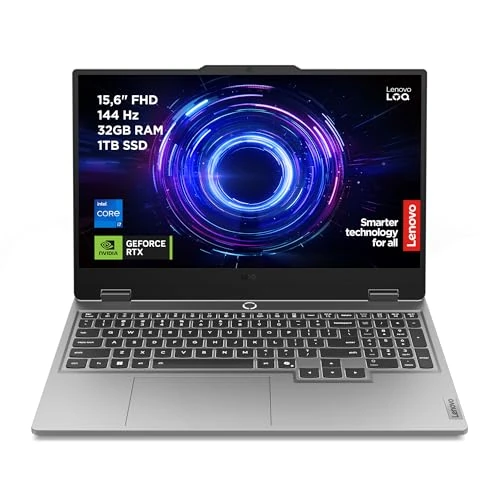 Offerta a tempo: Lenovo LOQ 15" 144Hz Notebook Gaming, NVIDIA GeForce RTX 5070 8GB GDDR7, Intel Core i7-13650HX, RAM 32GB DDR5, 1TB SSD M.2 2242 PCIe 4.0, FHD, Windows 11, Tastiera retroilluminata - 20% da 1999.00 € a 1599.00 €