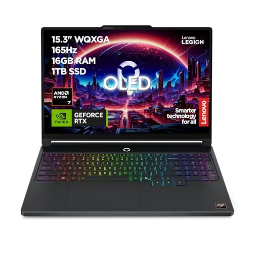 Offerta a tempo: Lenovo Legion 5 Gaming Notebook OLED WQXGA 15" 165Hz, NVIDIA GeForce RTX 5060 8GB, AMD Ryzen 7 250, RAM 16GB, SSD 1TB, Windows 11 Home, Tastiera RGB - Laptop Gaming Alte Prestazioni - 16% da 1899.00 € a 1599.00 €
