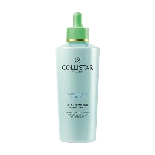 Offerta a tempo: Collistar Supersiero Sublime Idra-Illuminante Rinnovatore, Siero Corpo Idratante, Tonificante, Idrata fino a 72h e Illumina la Pelle, 200 ml - 49% da 56.00 € a 28.30 €
