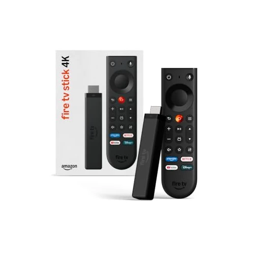 Zeitlich begrenztes Angebot: Amazon Fire TV Stick 4K (neueste Generation), einfaches 4K-Streaming, neue Fire TV-Fernbedienung, alle Apps an einem Ort, Free- und Live-TV, Sendungen schneller finden mit Alexa+ von 74.99 € auf 34.99 € (53% Rabatt)