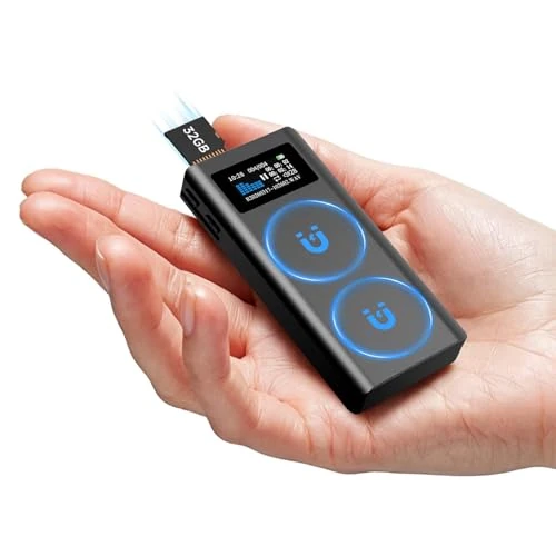 Offerta a tempo: Volorful 32GB Registratore Vocale Magnetico con Autonomia 350 Ore, Espansione Scheda TF, Riproduzione Altoparlante e Registrazione con un Clic, Dispositivo Portatile USB‑C per Riunioni e Interviste - 38% da 79.99 € a 49.99 €