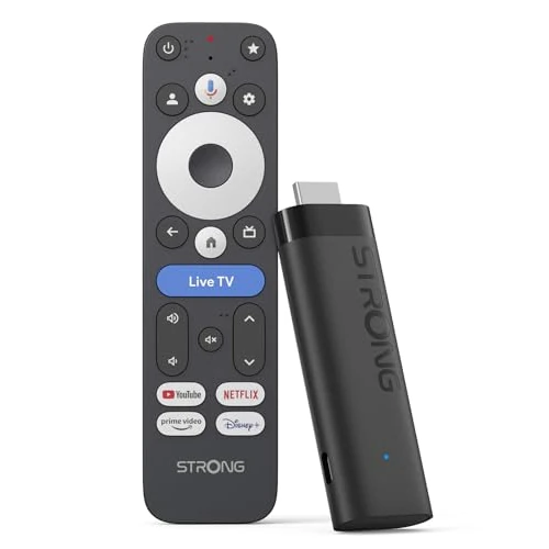 Offerta a tempo: STRONG LEAP-NOVA-X TV Stick 4K UHD, Android 14, 32GB Memoria, Dolby Vision/Audio, Wi-Fi 6, HDR10+, Controllo Vocale, Chromecast Integrato, Streaming Oltre 5000 App - 10% da 69.99 € a 62.99 €