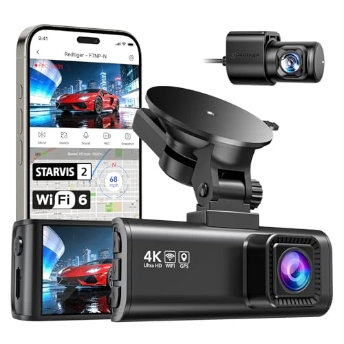 Oferta limitada: REDTIGER Dashcam 4K Cámara de Coche Delantera y Trasera, WiFi 5.8GHz, STARVIS 2 Visión Nocturna, Pantalla 3,18", Gran Angular 170°, Modo Parking 24H, Máx. 512GB (F7NP-N) de 159.99 € a 159.99 € (ahorro 0.00%)