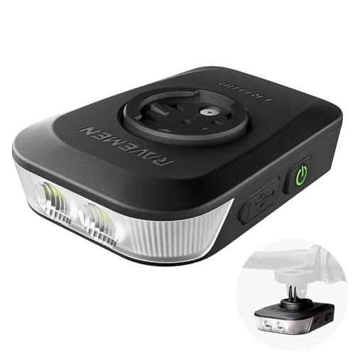 Offre limitée : RAVEMEN FR1100 SE Phare Avant de Vélo Compatible avec Garmin/Wahoo/Bryton Compteurs Vélo,1100 Lumens Grand Angle de 270°, pour la Conduite de Nuit en Ville et la signalisation Diurne de 64.95 € à 64.95 € (0.00% de remise)
