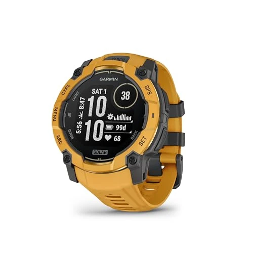 Offerta a tempo: Garmin Instinct 3, Smartwatch, 50mm, Display SOLAR, Lunetta in alluminio, GPS Multi-band, 10ATM, Torcia LED, 90+ App per lo Sport, Pay, Connect IQ, Autonomia 40 giorni, Sunburst - 17% da 399.99 € a 331.55 €