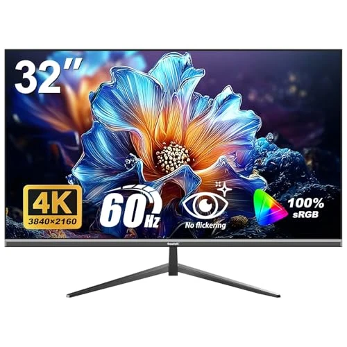 Offre limitée : Gawfolk Moniteur d'ordinateur 32 pouces 4K UHD, écran ultra clair (3840 × 2160p), 100 % sRGB, angle de vision de 178 °, HDMI, port d'affichage, compatible avec montage mural 100 x 100 mm - noir de 219.84 € à 219.84 € (0.00% de remise)