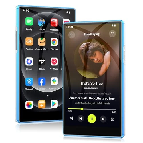 Offerta a tempo: 96GB Lettore MP3 con Wi-Fi & Bluetooth, 5 pollici Touchscreen MP4 Player - 16% da 87.49 € a 73.14 €