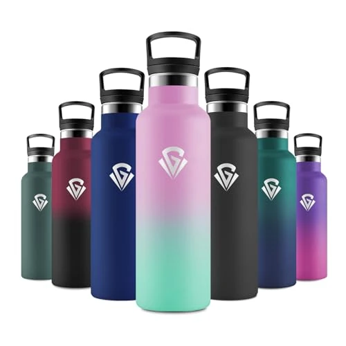 Offerta a tempo: Borraccia Termica 500ml, a Prova di Perdite, Bottiglia Acqua con Cannuccia, senza BPA, Borracce per Bevande Gassate, Campeggio, Viaggi - 30% da 16.99 € a 11.95 €