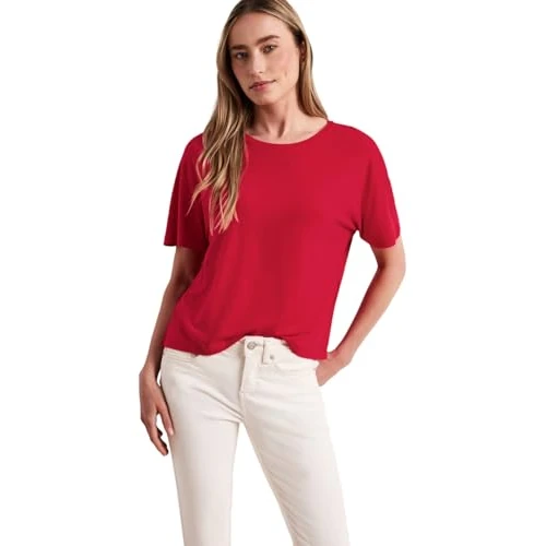 Oferta limitada: Street One Camiseta en Color Liso Salsa Red 36 de 29.99 € a 29.99 € (ahorro 0.00%)