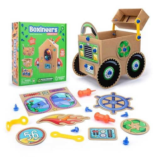 Offerta a tempo: Learning Resources Boxineers Veicoli di Cartone, Kit di Costruzione STEM - 0.00% da 30.64 € a 30.64 €