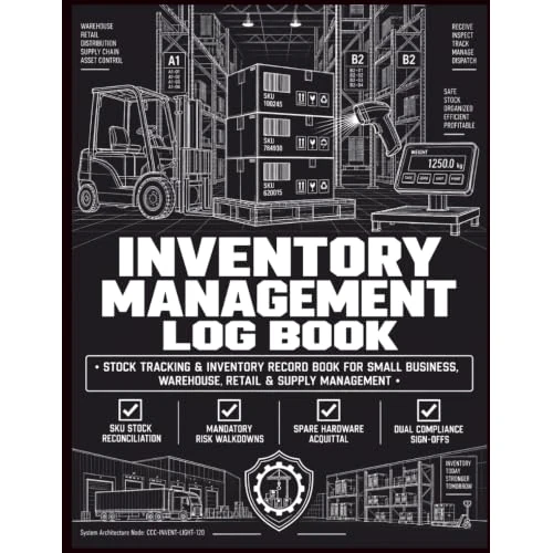 Offerta a tempo: Inventory Management Log Book: Stock Tracking & Inventory Record Book for Small Business, Warehouse, Retail & Supply Management - 45% da 51.99 € a 28.72 €