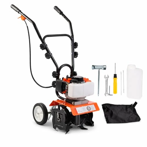 Offerta a tempo: Motozappa a Scoppio 52cc Motocoltivatore 2 Tempi Zappatrice per Giardino Orto Larghezza 300 mm Profondità 150 mm Zappette Acciaio - 0.00% da 159.90 € a 159.90 €