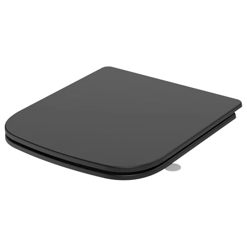 Oferta limitada: SREWOHS PRO Asiento de WC Cuadrado Softclose negro, Tapa de WC Duroplast Antirrayaduras, Asiento Desmontable Quick Release, Fácil de Limpiar, Incluye plantilla de instalación, 42,3 x 36,1 cm de 42.99 € a 42.99 € (ahorro 0.00%)