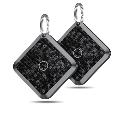 Offerta a tempo: Smart Tracker Tag 2 pezzi, localizzatore di chiavi nero, compatibile con la funzione “ Dov’è” di Apple (solo iOS) Smart Tracker per chiavi/bagagli/zaini Resistenza all’acqua IP67 Batteria sostituibile - 80% da 39.99 € a 7.99 €